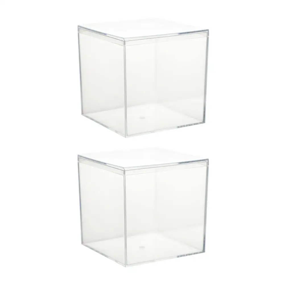 2Pcs y Boxes Square Plastic Gift Display Cases for Wedding Party Favor Packaging Celebration Gift Boxes
2Pcs y Boxes Square Plastic Gift Display Cases for Wedding Party Favor Packaging Celebration Gift Boxes