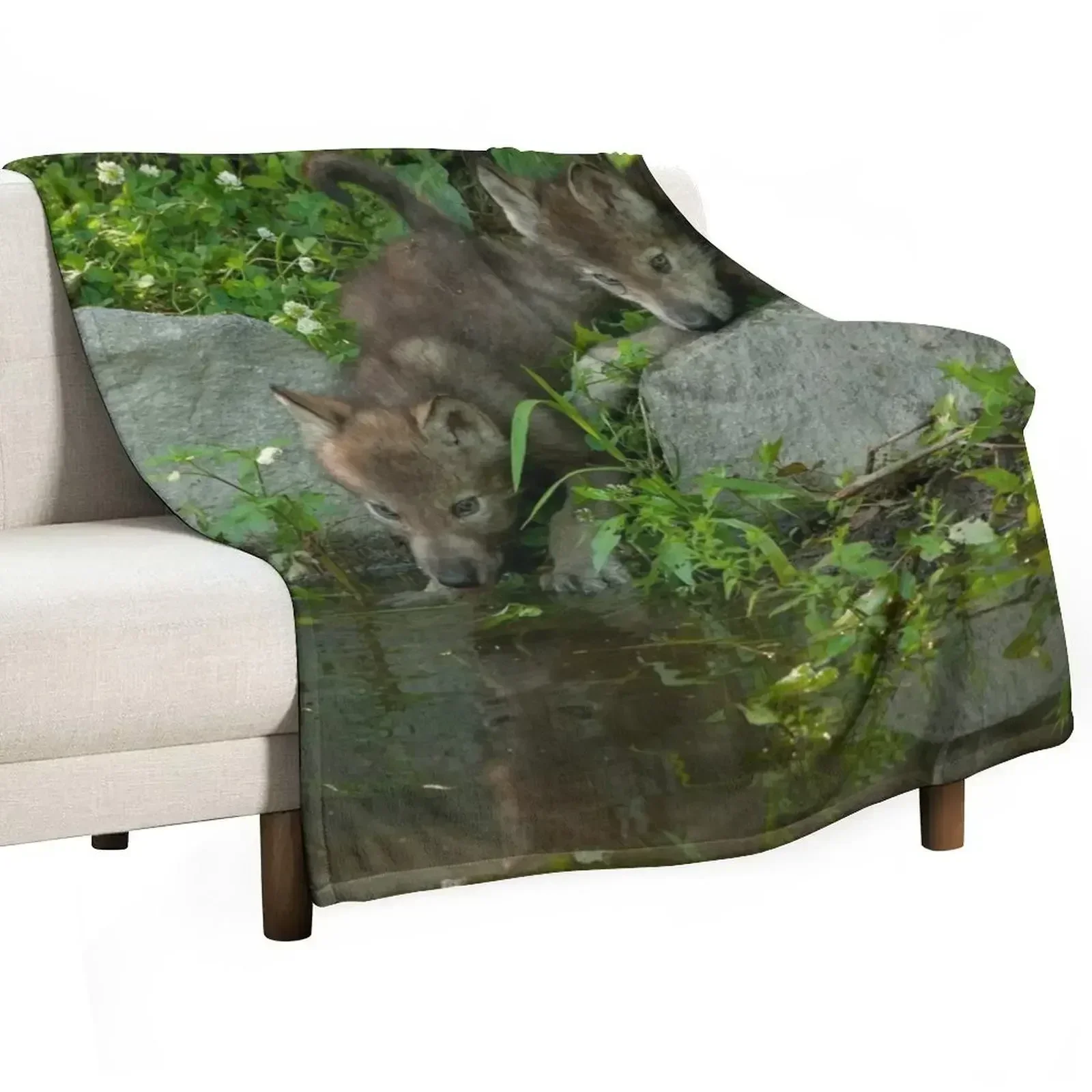 Timber Wolf Pup Throw Blanket Ultra Plush Cozy Blanket for Napping Sleeping
Timber Wolf Pup Throw Blanket Ultra Plush Cozy Blanket for Napping Sleeping