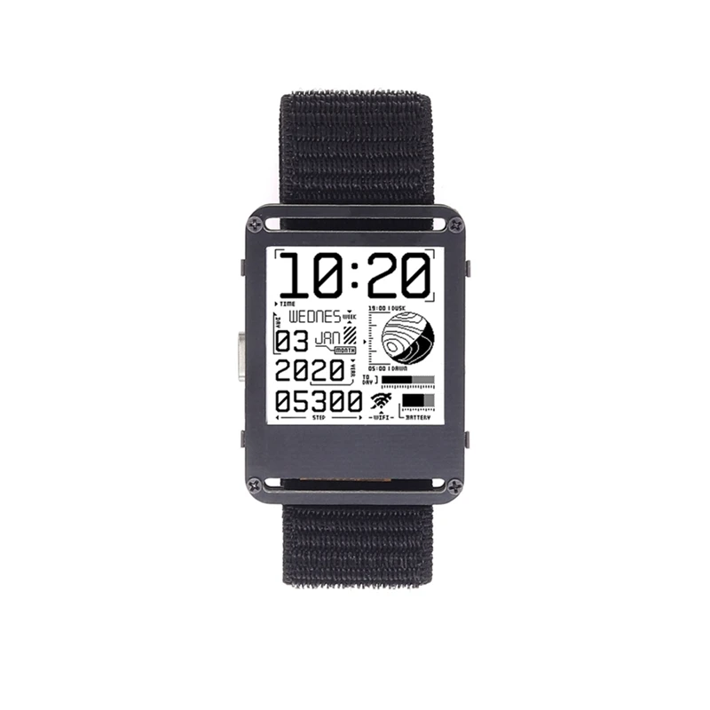ESP32 Smart Watch Bluetooth WIFI Programmable Watch E-Paper Watch WATCHY E-INK WATCH BASED on ESP32 Type-C Port
ESP32 Smart Watch Bluetooth WIFI Programmable Watch E-Paper Watch WATCHY E-INK WATCH BASED on ESP32 Type-C Port