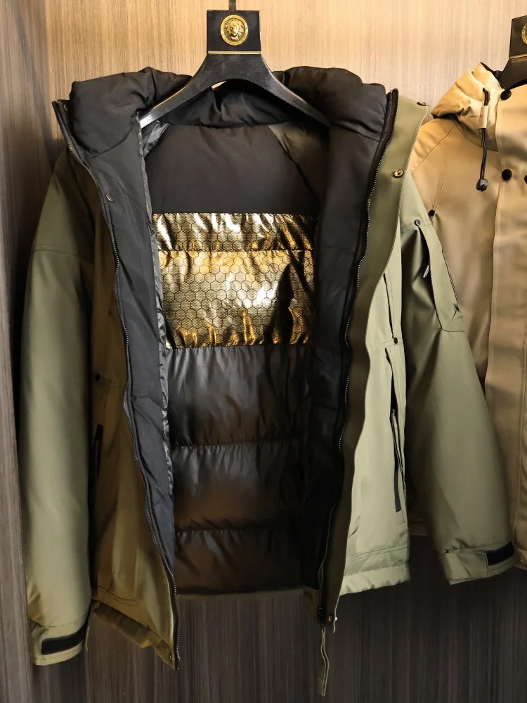 Outdoor Men's Cotton Jacket Hooded Windproof Thickened Autumn Winter Fashion Urban Style Standard Fit Multi Pocket Casual Wear
Outdoor Men's Cotton Jacket Hooded Windproof Thickened Autumn Winter Fashion Urban Style Standard Fit Multi Pocket Casual Wear