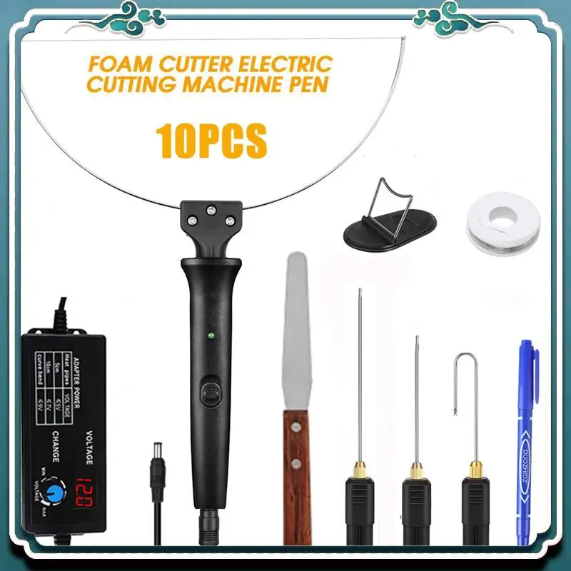 1 Set Black Styro Foam Cutting Pen Portable Foam Cutting Knife Heating Wire EU Plug
1 Set Black Styro Foam Cutting Pen Portable Foam Cutting Knife Heating Wire EU Plug