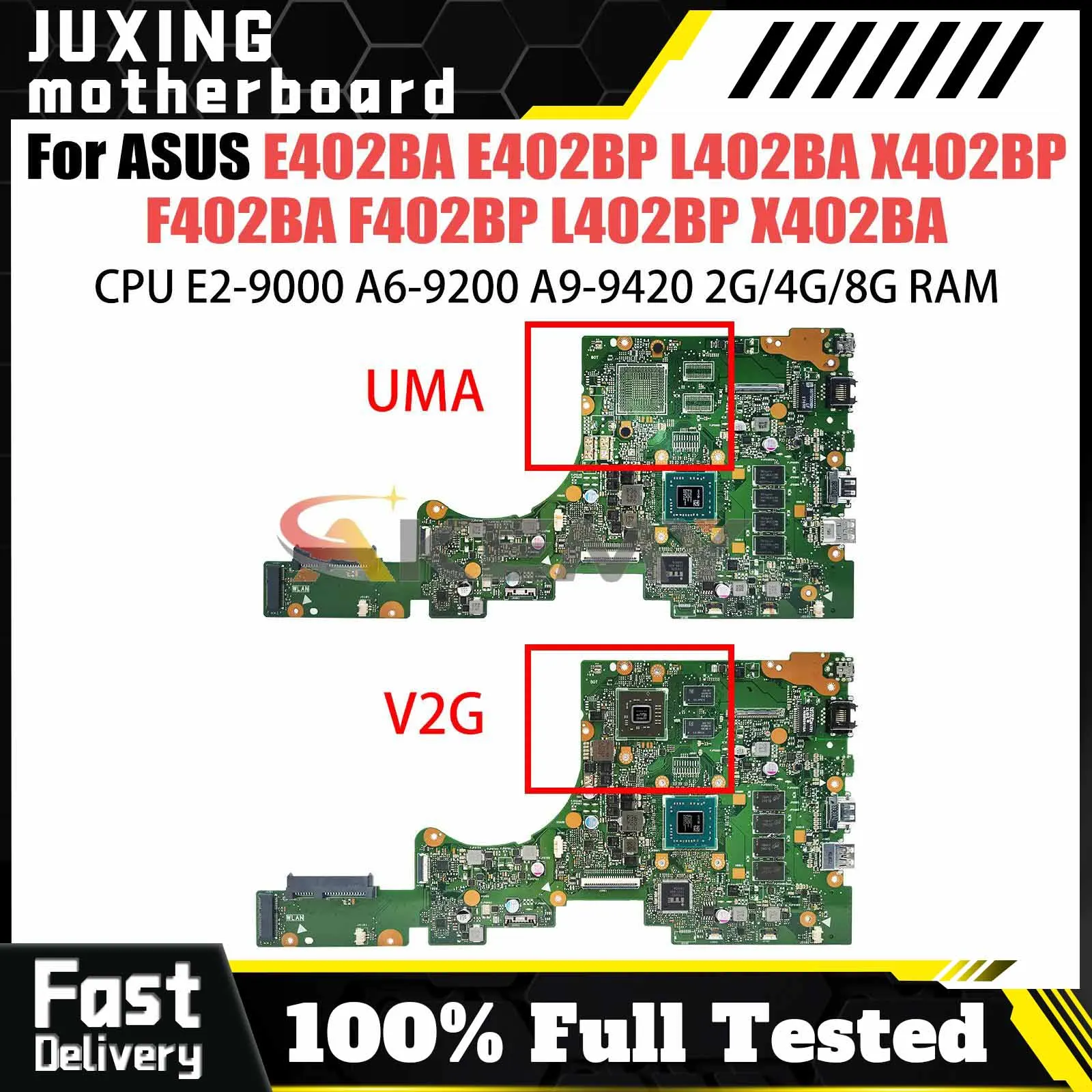 E402BA Материнская плата для ноутбука ASUS VivoBook E402BP A6-9220 A9-9400 A9-9420 RAM 4G или 8G Материнская плата 100% рабочий тест
E402BA Материнская плата для ноутбука ASUS VivoBook E402BP A6-9220 A9-9400 A9-9420 RAM 4G или 8G Материнская плата 100% рабочий тест