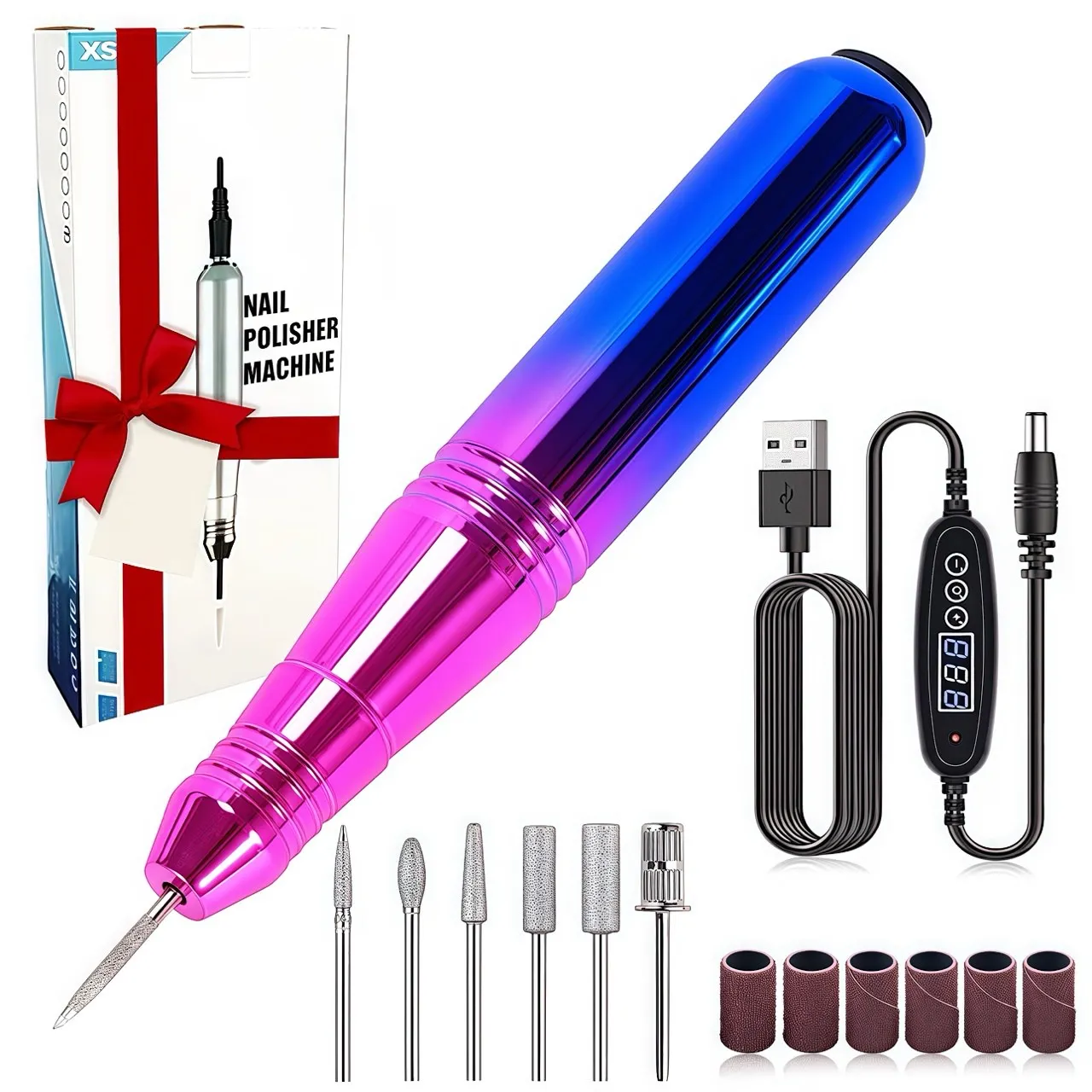 USB Nail Buffering Pen for Home And Salon Use Dead Skin Removal Nail Polishing Tool for Manicure And Pedicure
USB Nail Buffering Pen for Home And Salon Use Dead Skin Removal Nail Polishing Tool for Manicure And Pedicure