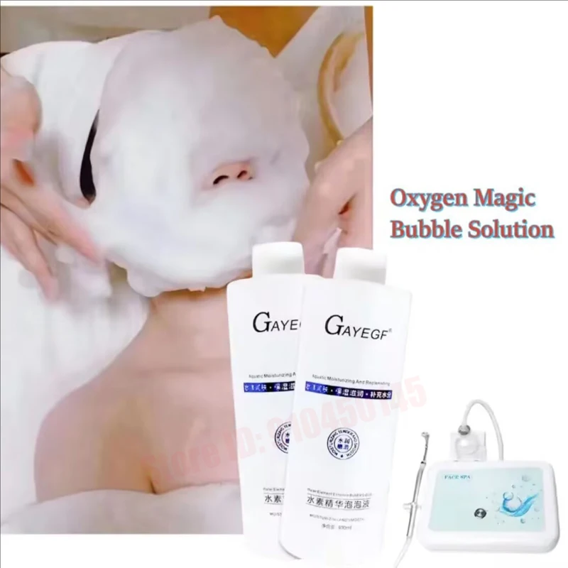 400ml Japan Active Oxygen Bubble Machine Special Liquid for Whitening Rejuvenating Skin Cleaning Mite Removing Essence Water
400ml Japan Active Oxygen Bubble Machine Special Liquid for Whitening Rejuvenating Skin Cleaning Mite Removing Essence Water