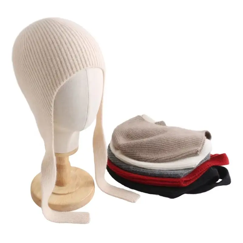 100% Pure Cashmere Hat Casual Layered Niche Drawstring Warm Knitted Autumn Winter Fashion Solid Color Versatile
100% Pure Cashmere Hat Casual Layered Niche Drawstring Warm Knitted Autumn Winter Fashion Solid Color Versatile