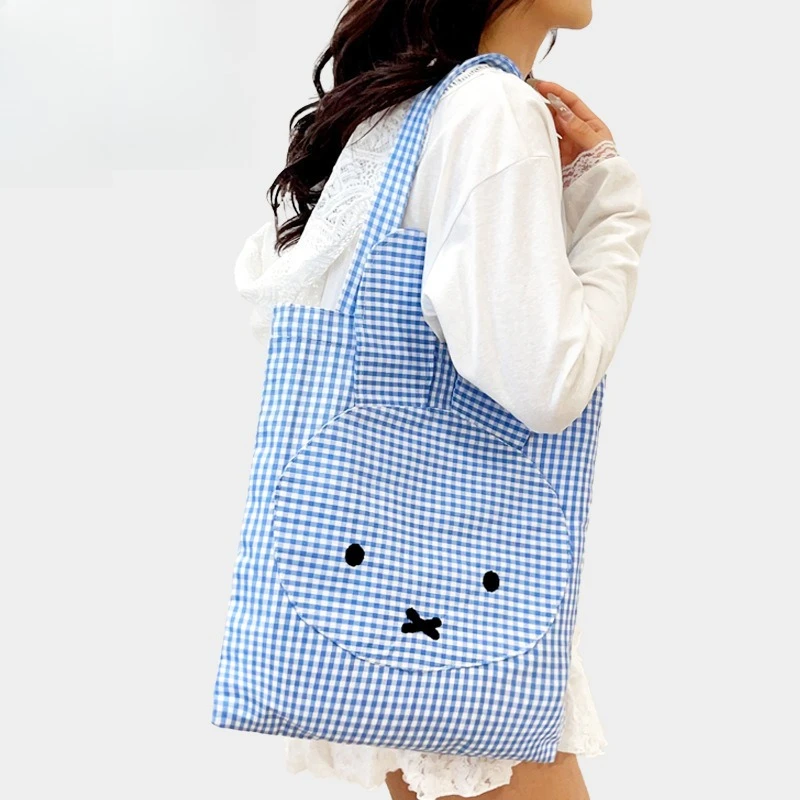 Cute Miffy Series Canvas Zipper Bag Kawaii Creativity Cartoon Large Capacity Vertical Square Format Shoulder Bag Women Gift
Cute Miffy Series Canvas Zipper Bag Kawaii Creativity Cartoon Large Capacity Vertical Square Format Shoulder Bag Women Gift