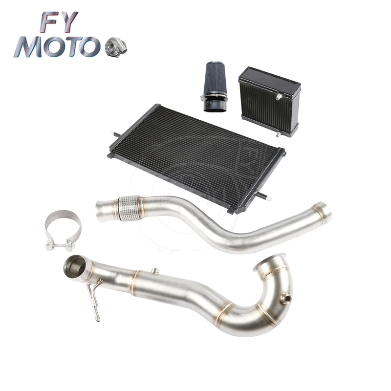 Exhaust Downpipe + Air Intake Filter + Radiator for Mercedes Benz AMG A45 CLA45
Exhaust Downpipe + Air Intake Filter + Radiator for Mercedes Benz AMG A45 CLA45