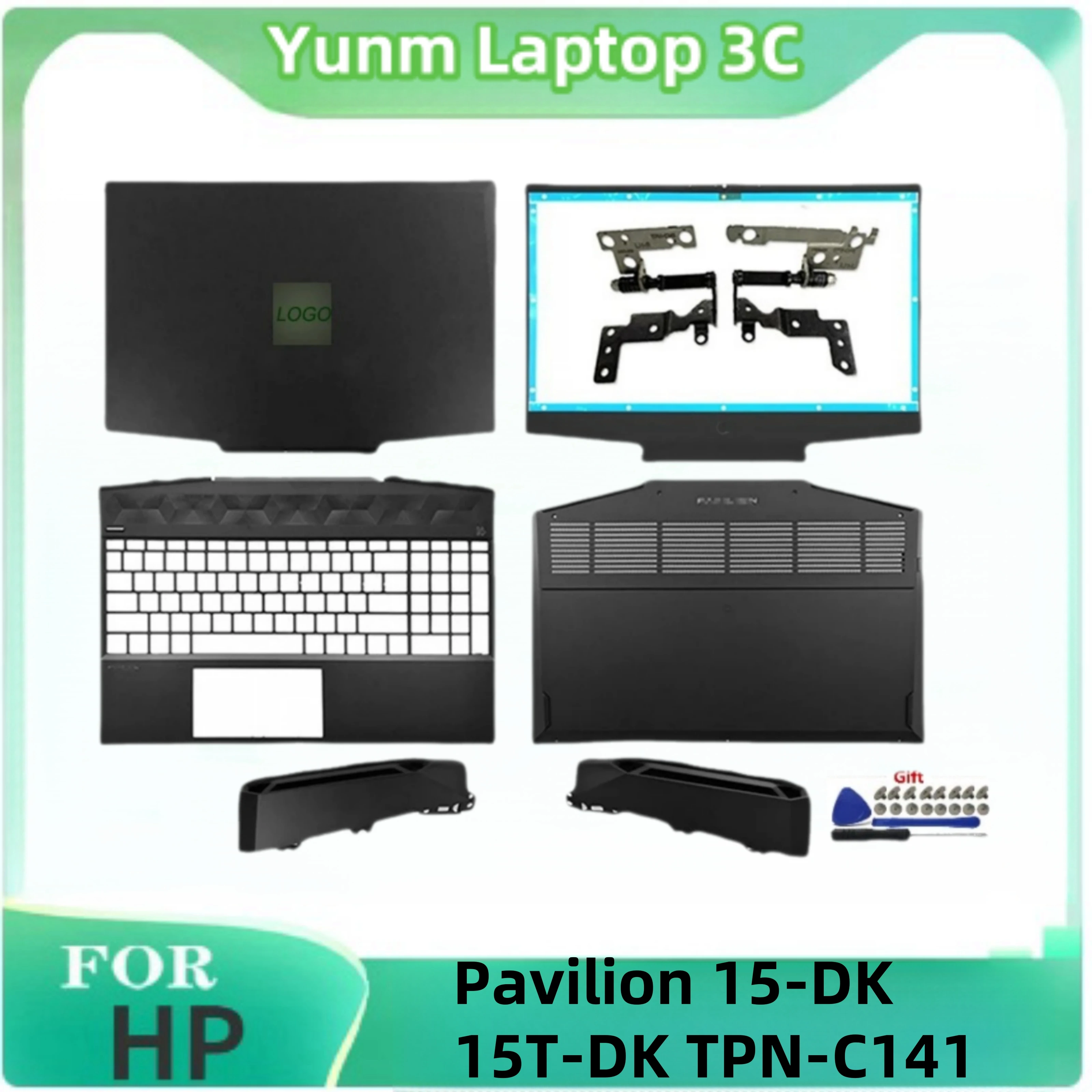 For HP Pavilion 15-DK 15T-DK TPN-C141 Original Laptop LCD Back Cover Front Bezel Hinged Palm Frest Top Case Back Case L56914-001
For HP Pavilion 15-DK 15T-DK TPN-C141 Original Laptop LCD Back Cover Front Bezel Hinged Palm Frest Top Case Back Case L56914-001