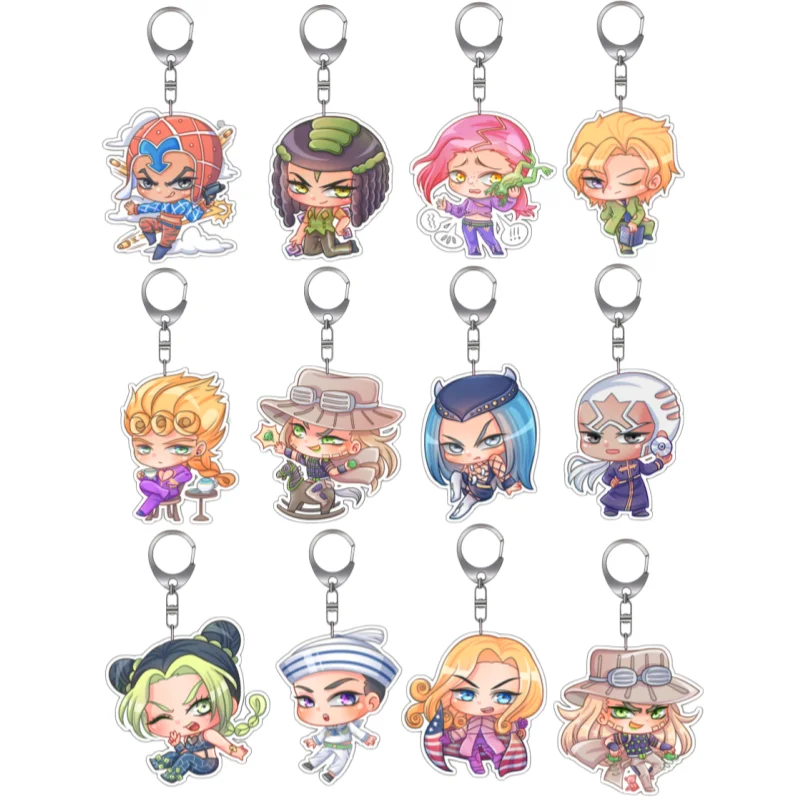 6Cm Acrylic Keychain for Steel Ball Run Guido Mista Cartoons Backpack Decoration Pendant Cute Anime Merchandise Fan Gift Toy
6Cm Acrylic Keychain for Steel Ball Run Guido Mista Cartoons Backpack Decoration Pendant Cute Anime Merchandise Fan Gift Toy