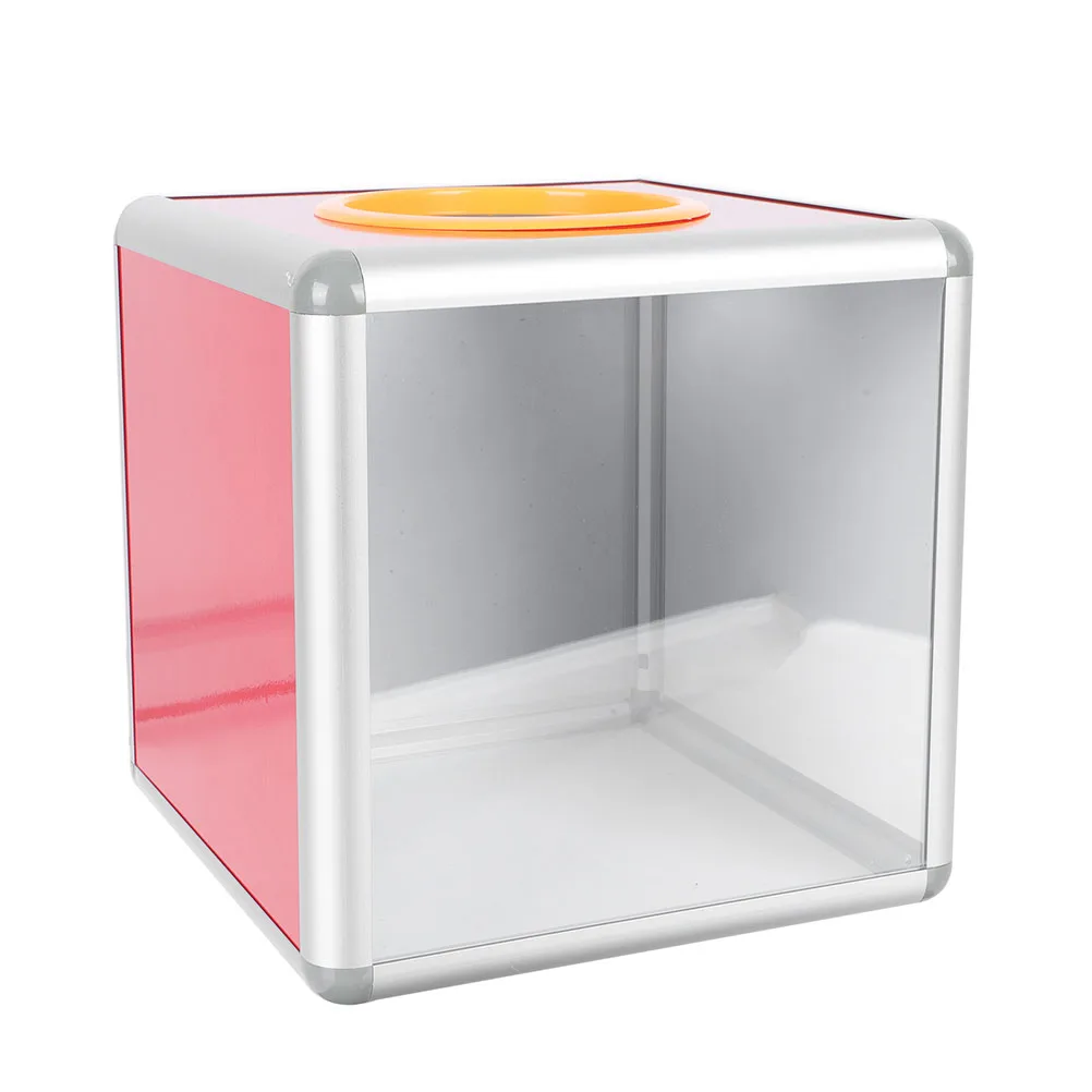 Raffle Box Lottery Ticket Holder Medium Fiber Board Small Voting Slot Multi-function Donation Container Transparent Ballot
Raffle Box Lottery Ticket Holder Medium Fiber Board Small Voting Slot Multi-function Donation Container Transparent Ballot