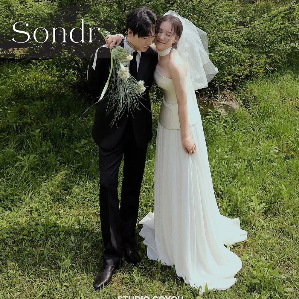 Sondr Customized Elegant Korean Wedding Dresses 2026 Satin and Chiffon Strapless Photo Shoot Gown Self-Wedding Reception Dresses
Sondr Customized Elegant Korean Wedding Dresses 2026 Satin and Chiffon Strapless Photo Shoot Gown Self-Wedding Reception Dresses