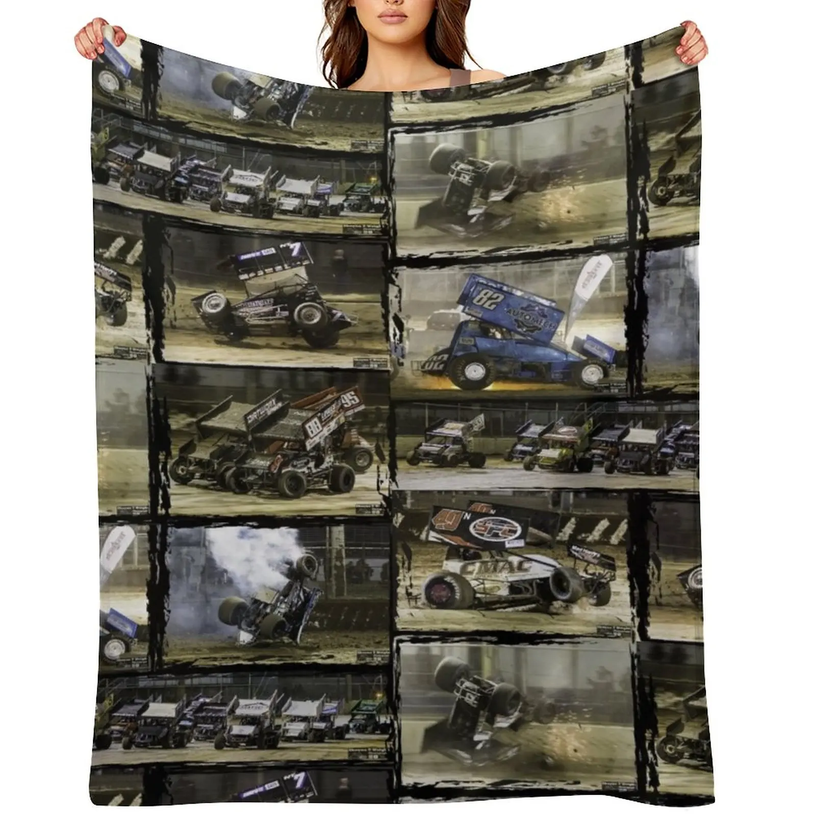 Sprint car crashes and action montage. Throw Blanket Soft Plush Plaid Hairy Comforter Hairys Blankets
Sprint car crashes and action montage. Throw Blanket Soft Plush Plaid Hairy Comforter Hairys Blankets