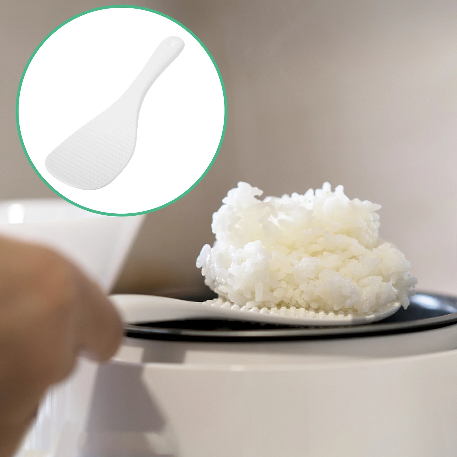 2Pcs Non-Stick Rice Paddle Ceramic Spoon for Kitchen Rice Serving Thickened Design Scratch Resistant Smooth Surface Home Dining
2Pcs Non-Stick Rice Paddle Ceramic Spoon for Kitchen Rice Serving Thickened Design Scratch Resistant Smooth Surface Home Dining