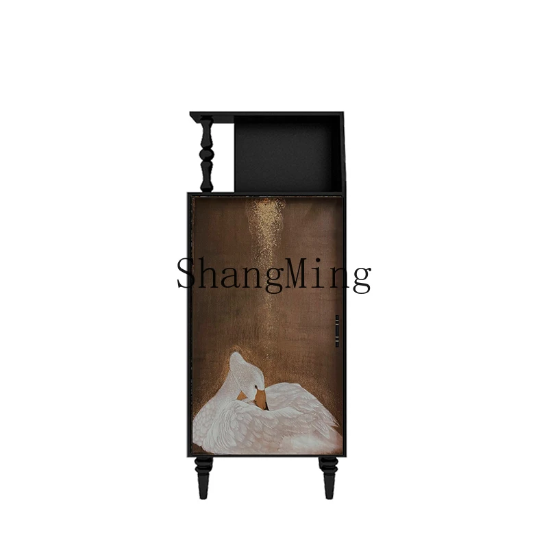 LXY retro solid wood living room, tea storage cabinet next to the sofa, corner against the wall, swan storage cabinet
LXY retro solid wood living room, tea storage cabinet next to the sofa, corner against the wall, swan storage cabinet