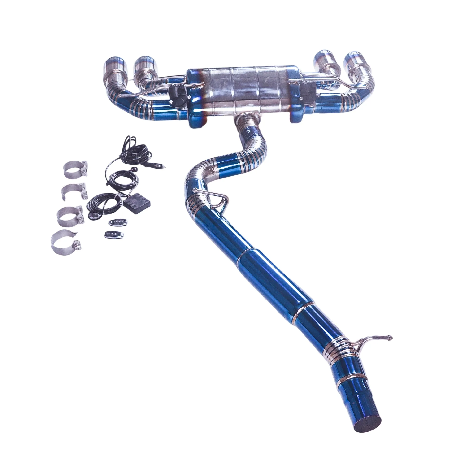 【 Customized Product 】 Titanium alloy cat-back exhaust system, Volkswagen Golf 7R EA888 valve-controlled muffler exhaust pipe
【 Customized Product 】 Titanium alloy cat-back exhaust system, Volkswagen Golf 7R EA888 valve-controlled muffler exhaust pipe