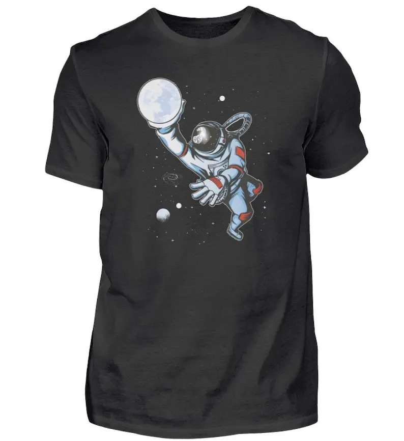 Astronaut plays basketball men's T-shirt Planets Shirt Galaxy Funny Birthday Gift Tshirt
Astronaut plays basketball men's T-shirt Planets Shirt Galaxy Funny Birthday Gift Tshirt