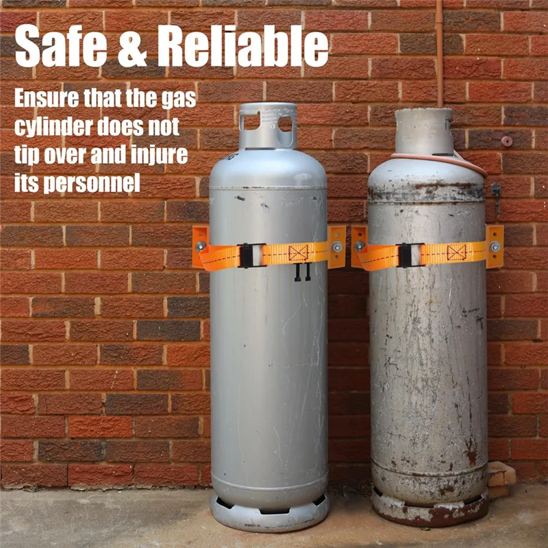 AB15-Gas Cylinder Storage Solution, Wall Mounted Propane Tank Bracket With Safety Features, 3 Sets
AB15-Gas Cylinder Storage Solution, Wall Mounted Propane Tank Bracket With Safety Features, 3 Sets