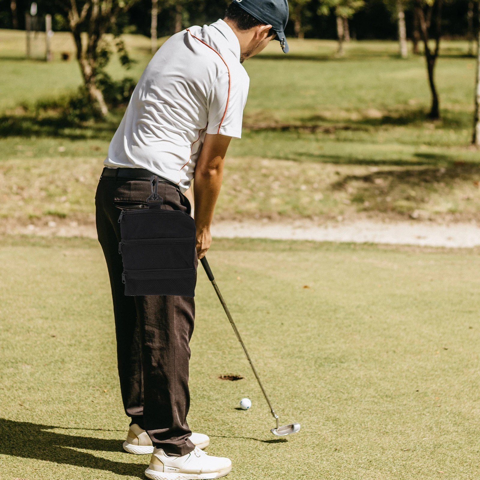 2Pcs Tee Bag Pouch Durable Lightweight Storage Kit for Golf Balls and Accessories with Zipper Closure Black Tee Bag
2Pcs Tee Bag Pouch Durable Lightweight Storage Kit for Golf Balls and Accessories with Zipper Closure Black Tee Bag