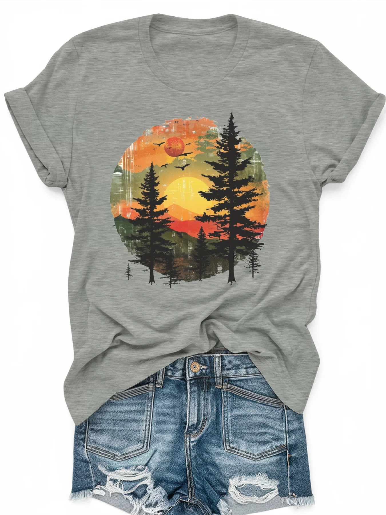 Женская футболка с короткими рукавами и принтом размера PLUS, свободная и повседневная, мягкая, удобная и дышащая, для занятий спортом на открытом воздухе
Женская футболка с короткими рукавами и принтом размера PLUS, свободная и повседневная, мягкая, удобная и дышащая, для занятий спортом на открытом воздухе