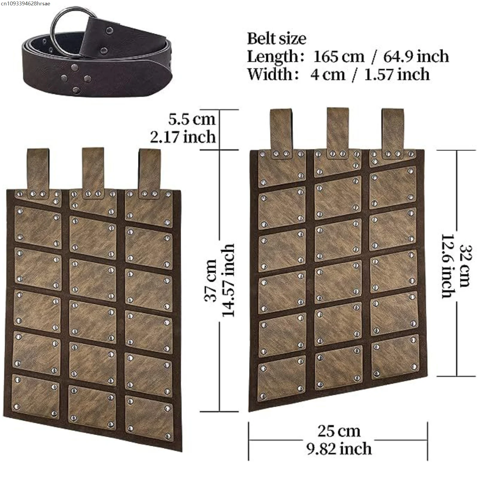 Medieval Double Side Waist Guard Armor Leather Vikings Gladiator Costume Men's Larp Protective Kit With Belt Halloween For Adult
Medieval Double Side Waist Guard Armor Leather Vikings Gladiator Costume Men's Larp Protective Kit With Belt Halloween For Adult