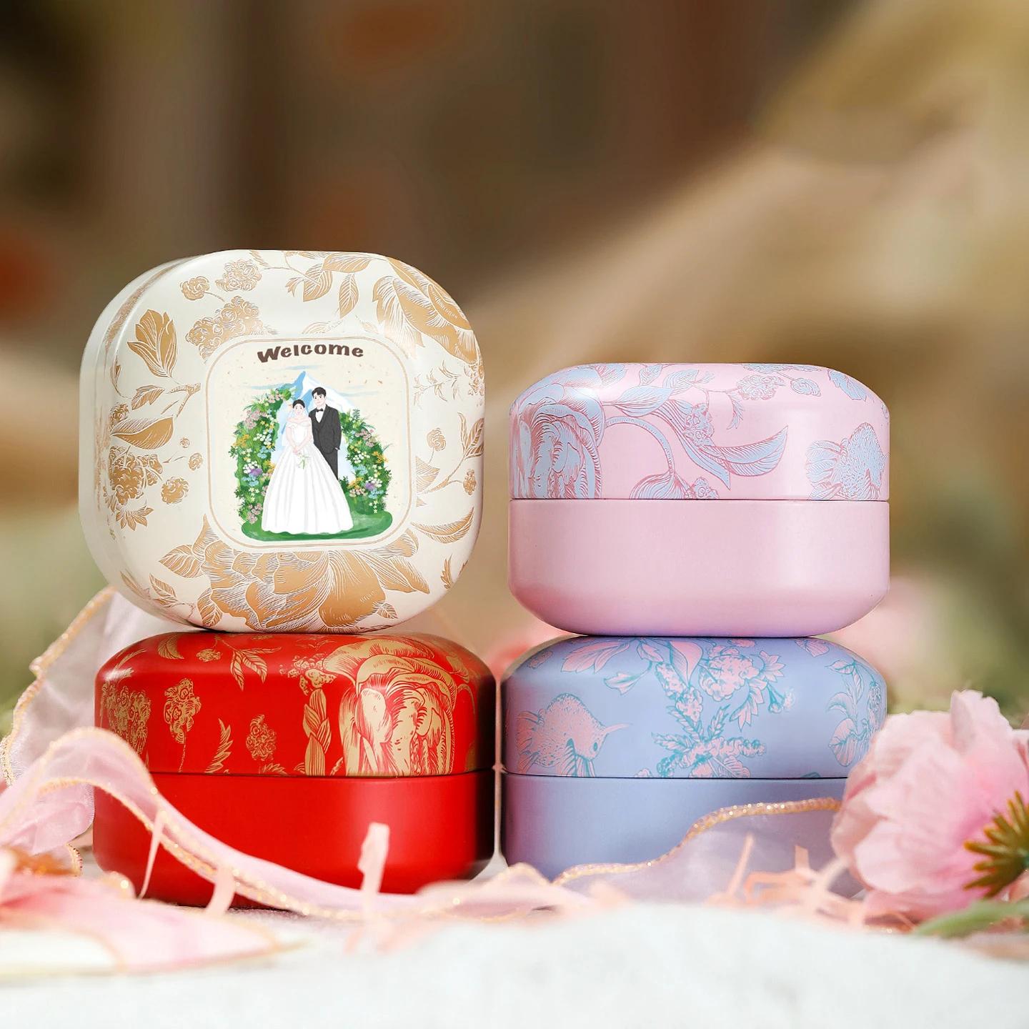 New Vintage Flower Storage Tin Cans Small Round DIY Candle Jars For Wedding Candy Packaging Gift Box Kitchen Tea Box Containers
New Vintage Flower Storage Tin Cans Small Round DIY Candle Jars For Wedding Candy Packaging Gift Box Kitchen Tea Box Containers