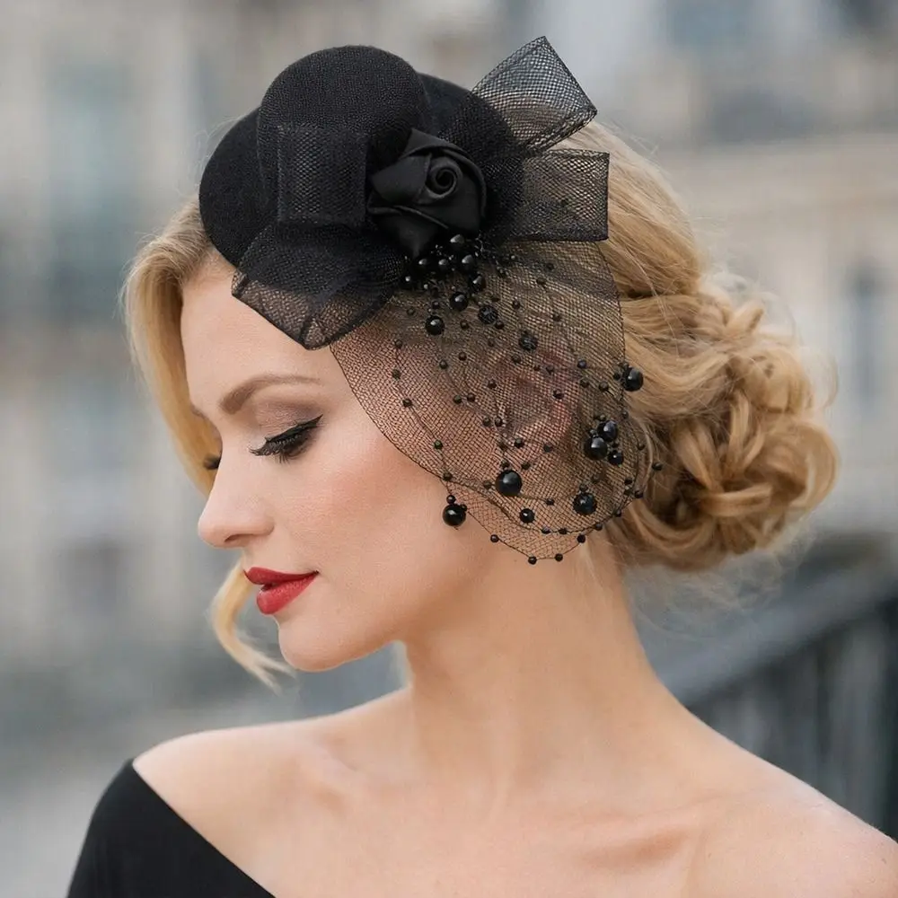 Elegant Mesh Top Hat Bow Vintage Organza Hats Bride Fascinators for Dinner Stage Photo Show Birthday Children's Party Accessory
Elegant Mesh Top Hat Bow Vintage Organza Hats Bride Fascinators for Dinner Stage Photo Show Birthday Children's Party Accessory