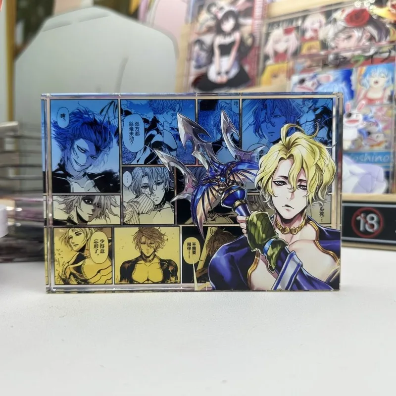 Ultra Transparent Magnetic Crystal Acrylic Card Brick Myth Battle Character Desktop Stand Room Decor DIY Fan Souvenir Present
Ultra Transparent Magnetic Crystal Acrylic Card Brick Myth Battle Character Desktop Stand Room Decor DIY Fan Souvenir Present