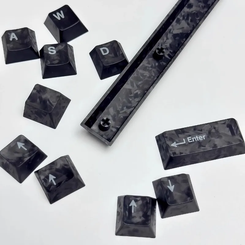 Колпачки для клавиш Wooting из углеродного волокна, черный космос, одинарный вишневый профиль, тематические колпачки для клавиш ROG, 11 клавиш, изготовленные на заказ колпачки для механической клавиатуры
Колпачки для клавиш Wooting из углеродного волокна, черный космос, одинарный вишневый профиль, тематические колпачки для клавиш ROG, 11 клавиш, изготовленные на заказ колпачки для механической клавиатуры