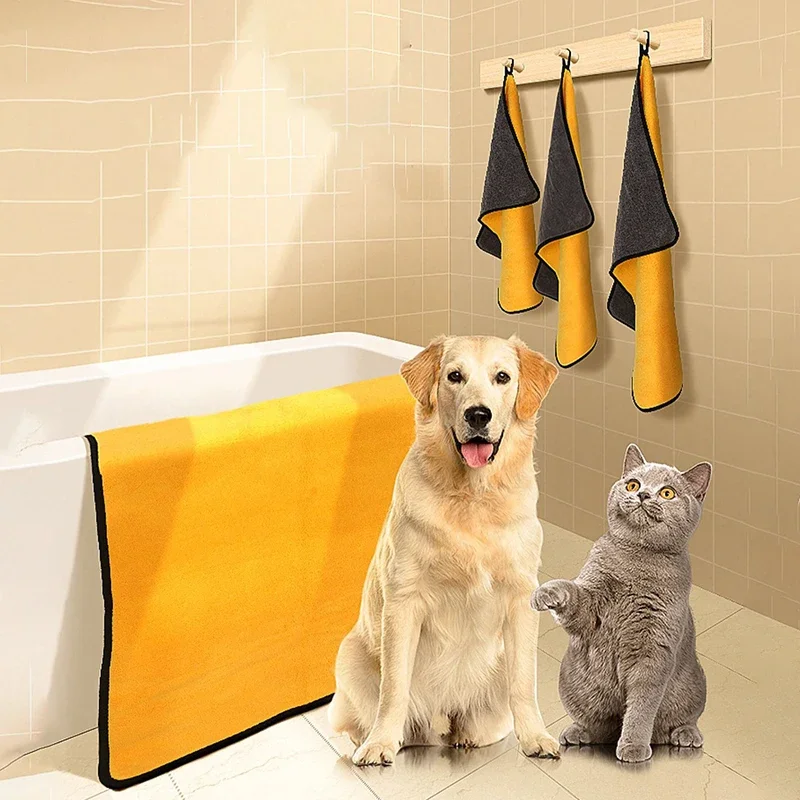 Quick-drying Pet Dog and Cat Towels Soft Fiber Towels Water-absorbent Bath Towel Convenient Pet Shop Cleaning Towel Pet Supplies
Quick-drying Pet Dog and Cat Towels Soft Fiber Towels Water-absorbent Bath Towel Convenient Pet Shop Cleaning Towel Pet Supplies