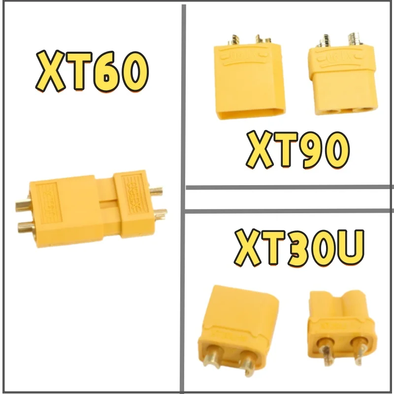 XT30U XT60 XT90 Male Female Bullet Connectors Plugs For RC Lipo Battery Quadcopter Multicopter For Aircraft Accessories Parts
XT30U XT60 XT90 Male Female Bullet Connectors Plugs For RC Lipo Battery Quadcopter Multicopter For Aircraft Accessories Parts