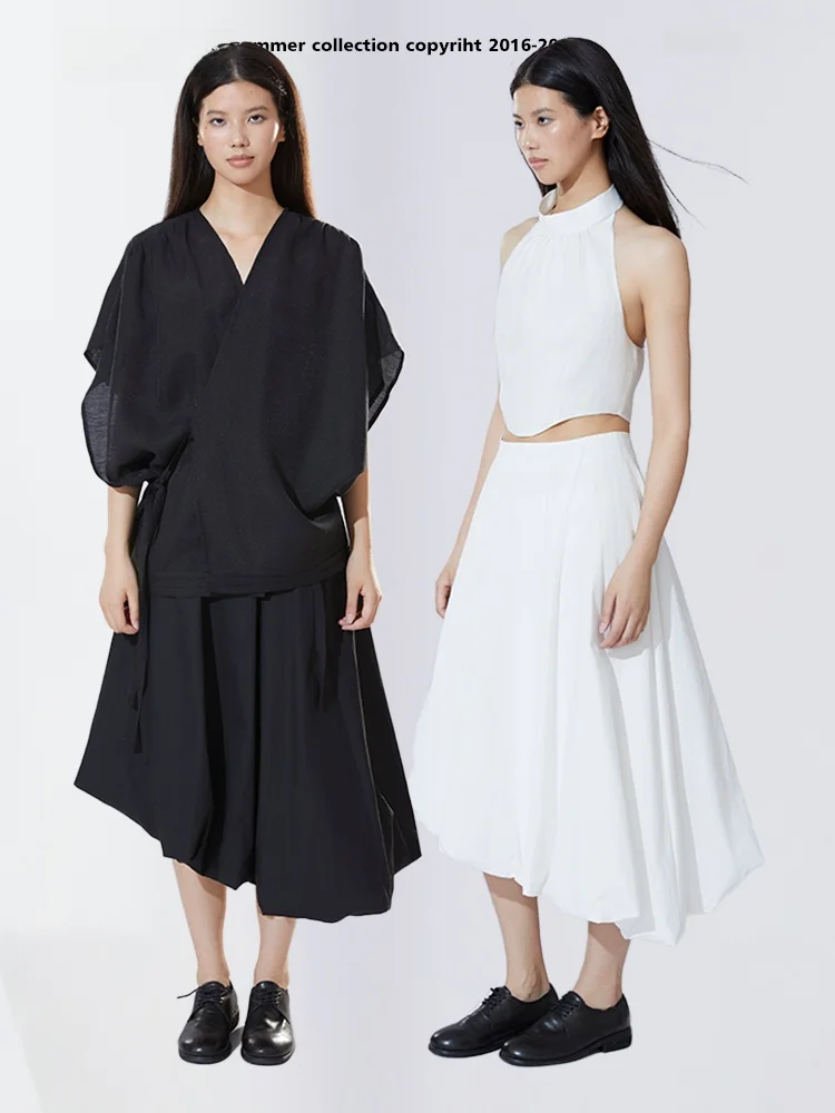 VAPOURBLUE Original Pure Color Asymmetrical Skirt Women's Summer New Design Sensation Elegance Midi Cotton Skirts
VAPOURBLUE Original Pure Color Asymmetrical Skirt Women's Summer New Design Sensation Elegance Midi Cotton Skirts