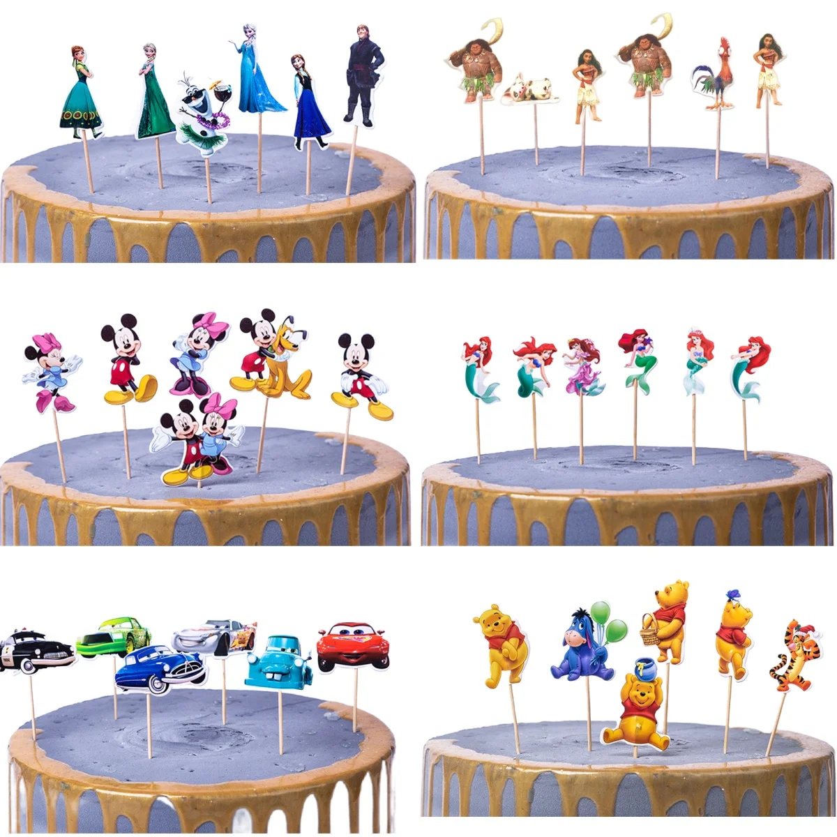 Disney Frozen cupcake Topper Party Decoration Moana Mickey Cake Flag Minnie Cake topper Baby Shower Kid Gift Baking DIY Supplies
Disney Frozen cupcake Topper Party Decoration Moana Mickey Cake Flag Minnie Cake topper Baby Shower Kid Gift Baking DIY Supplies
