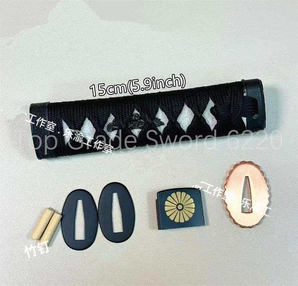 Набор ручек из натуральной овчины Tsuka, фиолетовая медная поручня Tsuba Habaki Seppa для японского самурая, катана, танчи, фитинги для меча
Набор ручек из натуральной овчины Tsuka, фиолетовая медная поручня Tsuba Habaki Seppa для японского самурая, катана, танчи, фитинги для меча