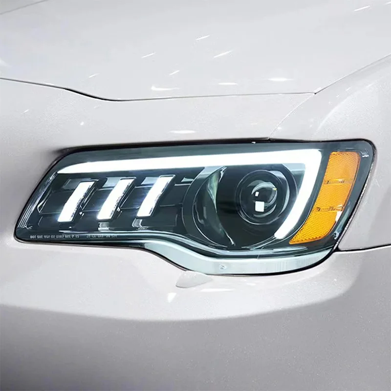 LED Headlight For Chrysler 300C Headlights 2011 2012 13-2017 300C Head lamp LED Dual Projector Head Lamp Drl Dynamic Signal
LED Headlight For Chrysler 300C Headlights 2011 2012 13-2017 300C Head lamp LED Dual Projector Head Lamp Drl Dynamic Signal