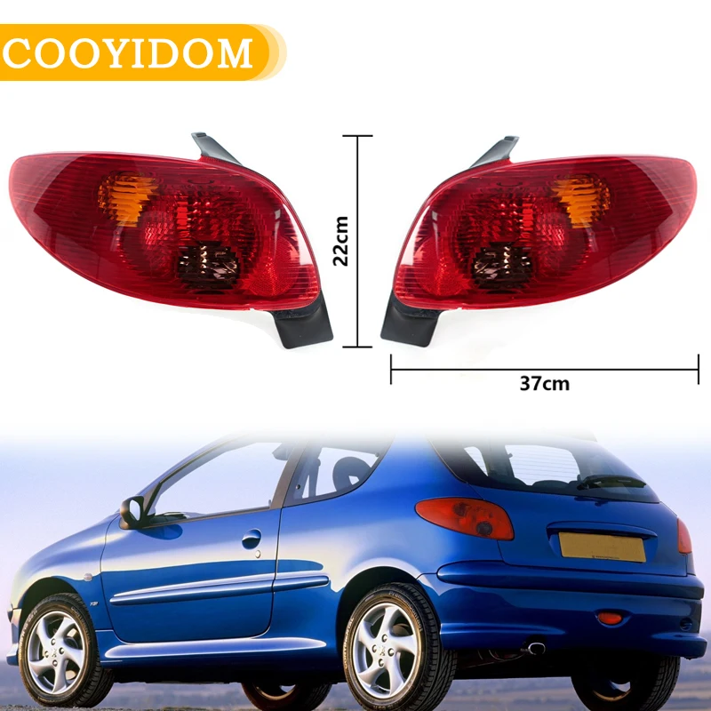 Для Peugeot 206 2002-2006 5-дверный хэтчбек, задний бампер, задний фонарь, поворотники, стоп-сигналы, задние фонари, без лампы 6350S0
Для Peugeot 206 2002-2006 5-дверный хэтчбек, задний бампер, задний фонарь, поворотники, стоп-сигналы, задние фонари, без лампы 6350S0