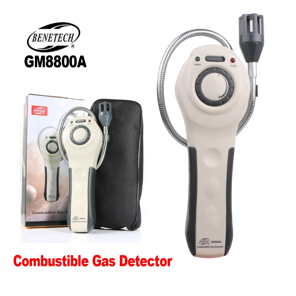 BENETECH Gas Analyzer Leak Detector Combustible Gas Detector Handheld Co2 Monitor Flammable Gas Leak Location Determine Meter
BENETECH Gas Analyzer Leak Detector Combustible Gas Detector Handheld Co2 Monitor Flammable Gas Leak Location Determine Meter