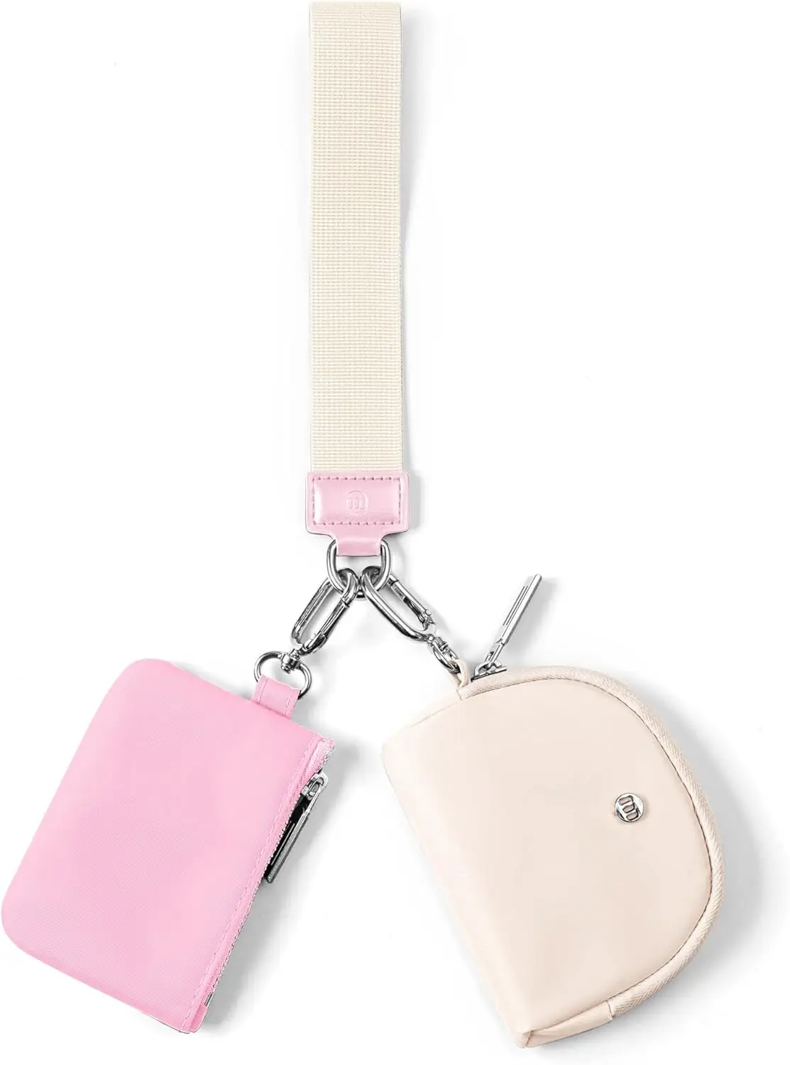Mini Zip Around Wristlet Wallet for Women - Detachable Keychain Coin Purse with Dual Pouches
Mini Zip Around Wristlet Wallet for Women - Detachable Keychain Coin Purse with Dual Pouches