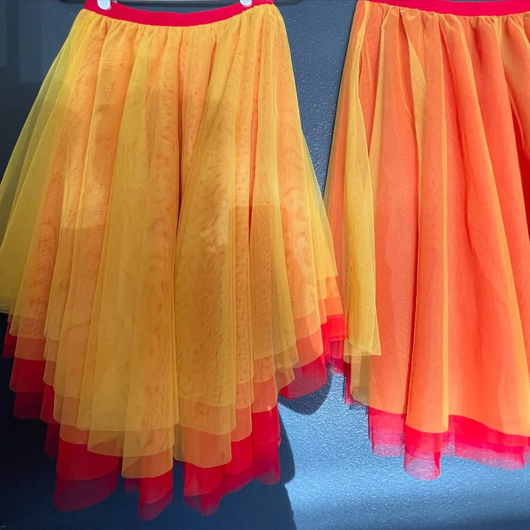 Mix-Color Tutu Skirts For Women Layered Tulle Birthday Party Skirt Elastic Waist Draped Ruffles Mesh Summer Skirts Custom Made
Mix-Color Tutu Skirts For Women Layered Tulle Birthday Party Skirt Elastic Waist Draped Ruffles Mesh Summer Skirts Custom Made