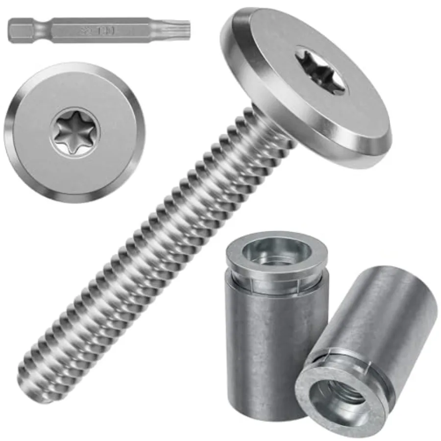 pcs Hurricane Sidewalk Bolt and Anchor Kit, 4 Stainless Steel Truss Head Shutter Screws Hurricane Shutter Hardware with Masonry
pcs Hurricane Sidewalk Bolt and Anchor Kit, 4 Stainless Steel Truss Head Shutter Screws Hurricane Shutter Hardware with Masonry