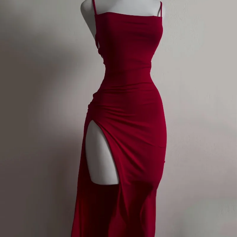 SMVP Women's Long Dresses Elegant New Dress Summer High Sensibility Halter Strap Spice Girl Bag Hip Dress Sleeveless Backless
SMVP Women's Long Dresses Elegant New Dress Summer High Sensibility Halter Strap Spice Girl Bag Hip Dress Sleeveless Backless