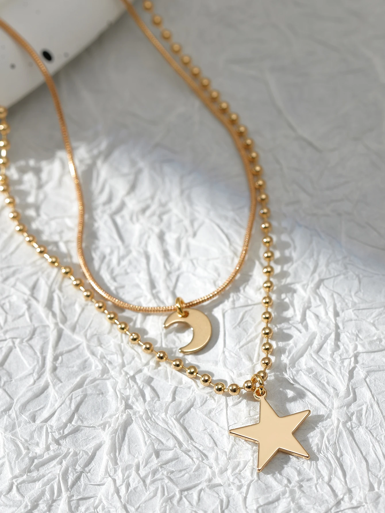 Women's Sweet Two Chain Layered Necklace round Snake Pearl Star Moon Pendant Fashionable Cute Jewelry Party Vacation Shopping
Women's Sweet Two Chain Layered Necklace round Snake Pearl Star Moon Pendant Fashionable Cute Jewelry Party Vacation Shopping