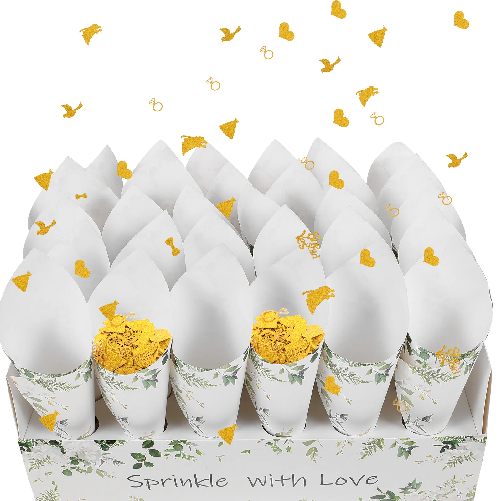 30 Hole Paper Cones Confetti Brown Cone Box Party Supplies Decorative Tray Storage Wedding Petals C ies Chocolates Fries
30 Hole Paper Cones Confetti Brown Cone Box Party Supplies Decorative Tray Storage Wedding Petals C ies Chocolates Fries