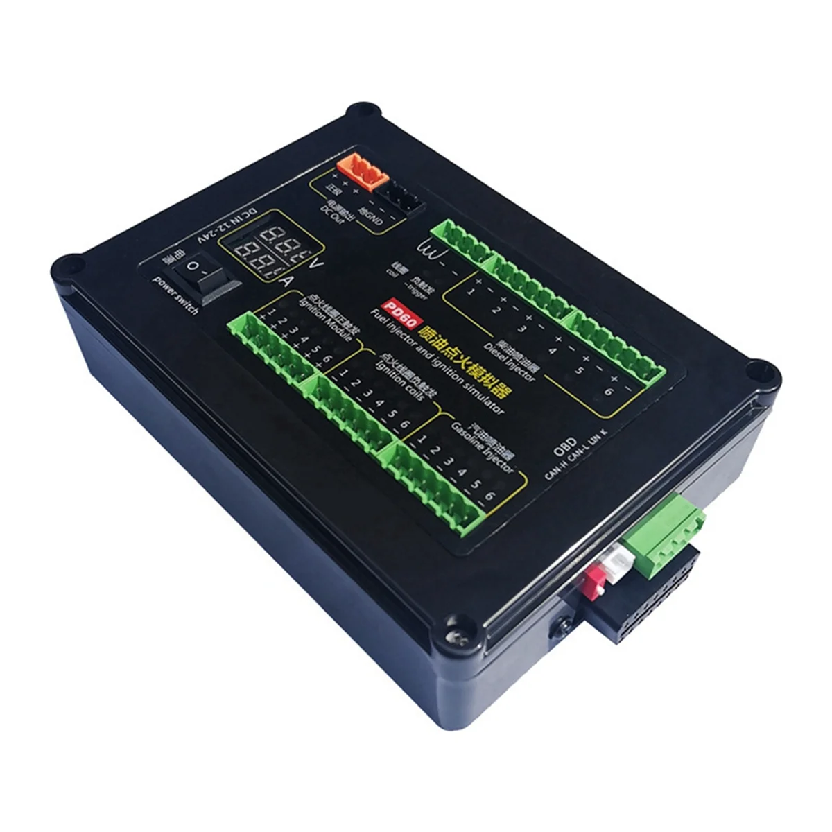 PD60 Бензиновый инжектор Симулятор катушки зажигания ЭБУ Платформа обслуживания Автомобильный компьютер Инструмент для обслуживания и тестирования
PD60 Бензиновый инжектор Симулятор катушки зажигания ЭБУ Платформа обслуживания Автомобильный компьютер Инструмент для обслуживания и тестирования