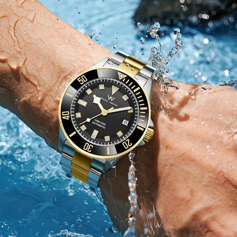WM Watch Automatic Mechanical Watch 100M Water Resistant Miyota8215 Sapphire Crystal AR Coating Welly Merck Man Watches 085M-WM
WM Watch Automatic Mechanical Watch 100M Water Resistant Miyota8215 Sapphire Crystal AR Coating Welly Merck Man Watches 085M-WM