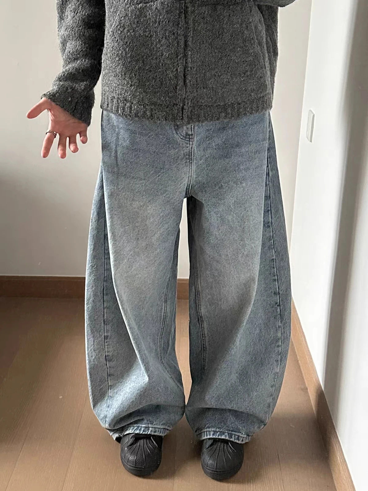 Cleanfit Men's Casual Waed Blue Jeans Spring Autumn American Sle Loose Versatile Vintage Leisure Long Pants Knife ape
Cleanfit Men's Casual Waed Blue Jeans Spring Autumn American Sle Loose Versatile Vintage Leisure Long Pants Knife ape