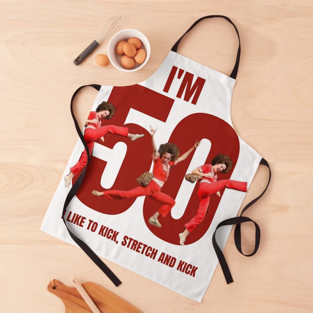 I'm 50 - I Like to Kick, Stretch and Kick Apron chefs home women Barista carpenter Apron
I'm 50 - I Like to Kick, Stretch and Kick Apron chefs home women Barista carpenter Apron