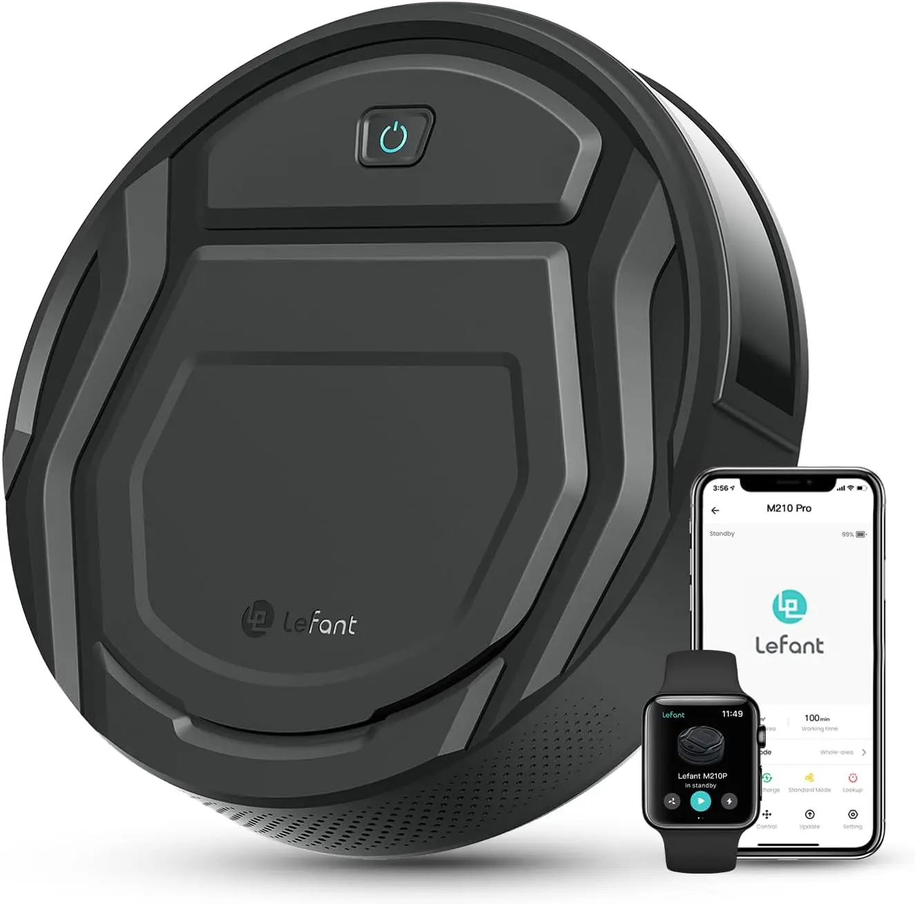 4000Pa Robot Vacuum, 200 Mins Runtime, Quiet, Ultra-Slim, Self-Charging, WiFi/App/Alexa, Pet Hair & Hard Floors
4000Pa Robot Vacuum, 200 Mins Runtime, Quiet, Ultra-Slim, Self-Charging, WiFi/App/Alexa, Pet Hair & Hard Floors