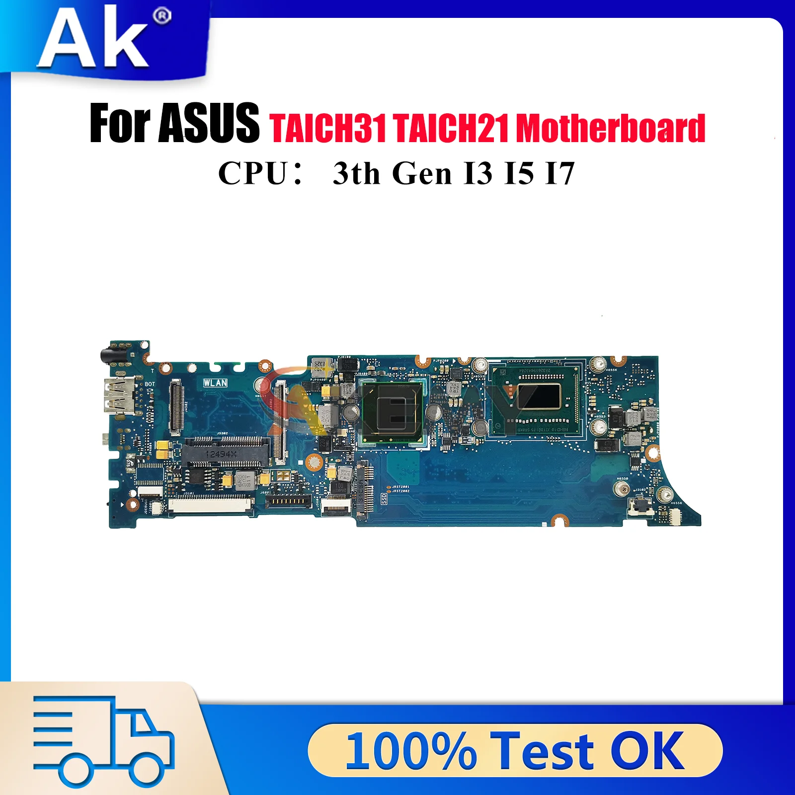 TAICHI21 Материнская плата для ноутбука ASUS ZenBook TAICH21 TAICH31 TAICHI Материнская плата для ноутбука с процессором I3 I5 I7 100% тестирование ОК быстрая доставка
TAICHI21 Материнская плата для ноутбука ASUS ZenBook TAICH21 TAICH31 TAICHI Материнская плата для ноутбука с процессором I3 I5 I7 100% тестирование ОК быстрая доставка