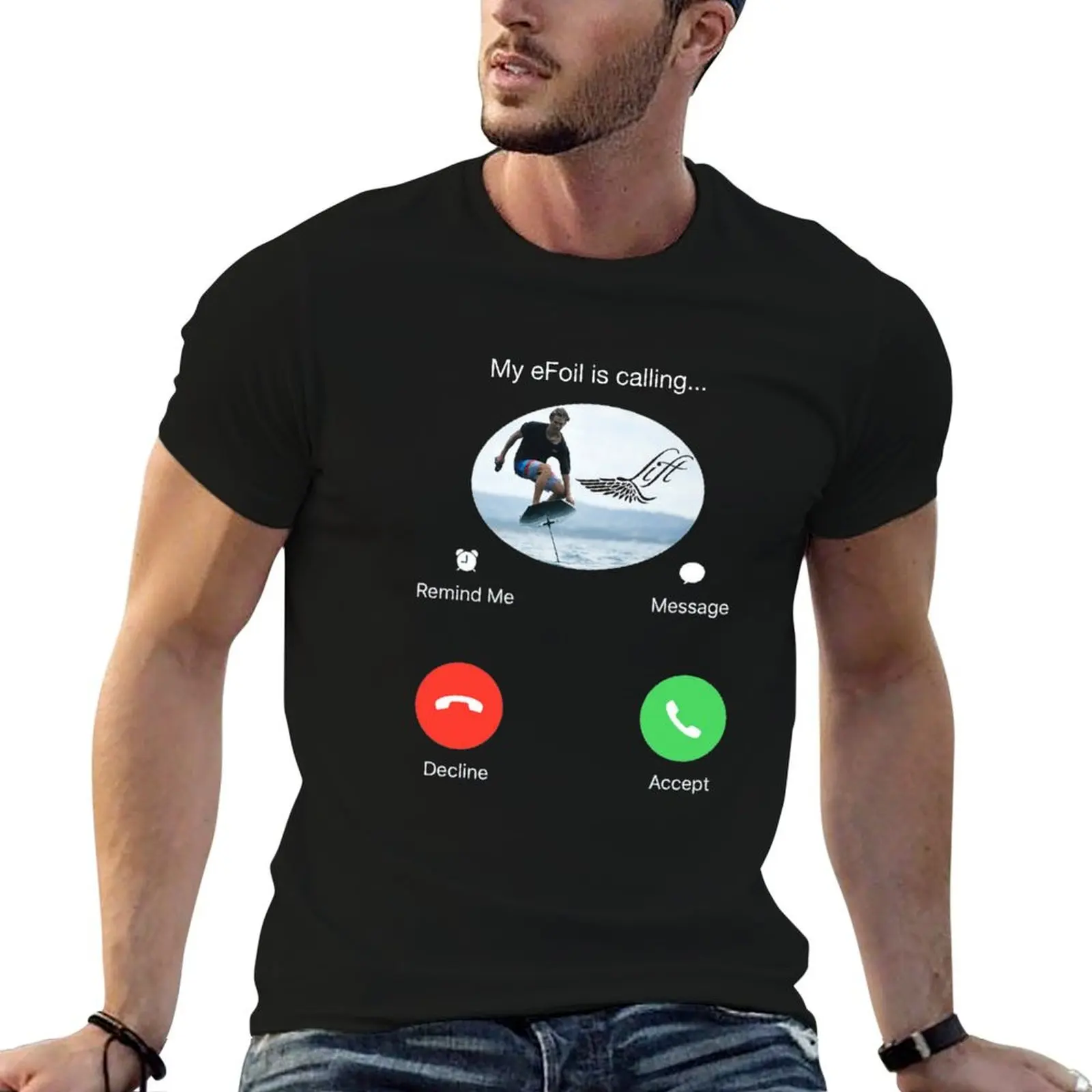 My eFoil is calling... T-Shirt t shirts for man slim fit g man t shirts for men cotton tshirt 100% T-shirt
My eFoil is calling... T-Shirt t shirts for man slim fit g man t shirts for men cotton tshirt 100% T-shirt