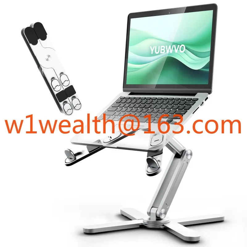 Portable Laptop Stand Metal Desk Adjustable Height (2.1 Inch-8 Inch) Foldable/Heat-Vent 360 Rotating Swivel Laptop Stand
Portable Laptop Stand Metal Desk Adjustable Height (2.1 Inch-8 Inch) Foldable/Heat-Vent 360 Rotating Swivel Laptop Stand